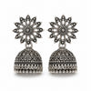 Sun Detailed Elegant Traditional Oxidized Silver Jhumka | Earring for Women & Girl