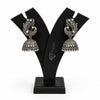 Detailed Mor Elegant Oxidized Silver Jhumka | Earring for Women & Girl