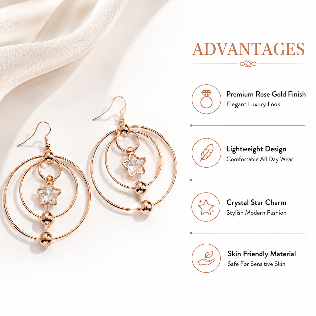 Gold Plated Big Star Jhumka for Women & Girls