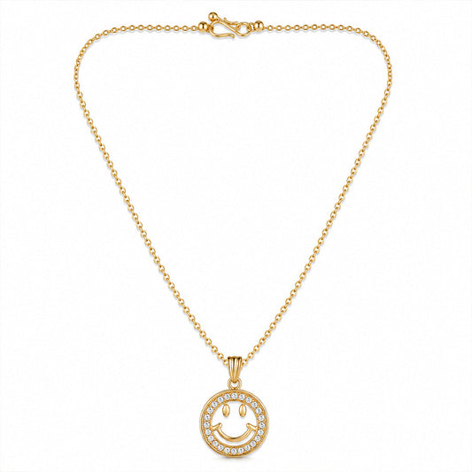 Smiley AD Pendant for Women/Girls