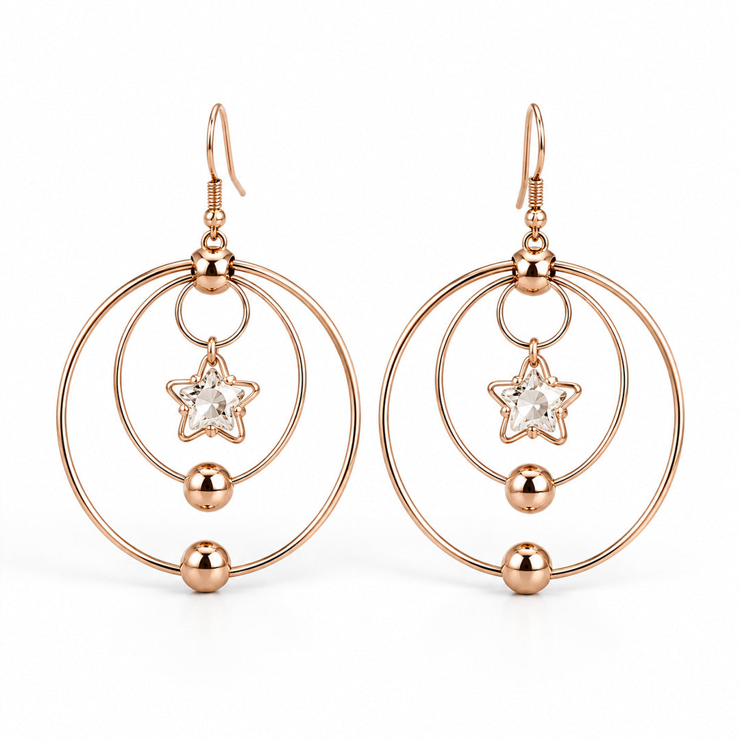 Gold Plated Big Star Jhumka for Women & Girls