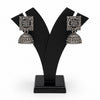 Square Detailed Elegant Traditional Oxidized Silver Jhumka | Earring for Women & Girl