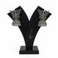 Detailed Butterfly Elegant Oxidized Silver Jhumka | Earring for Women & Girl