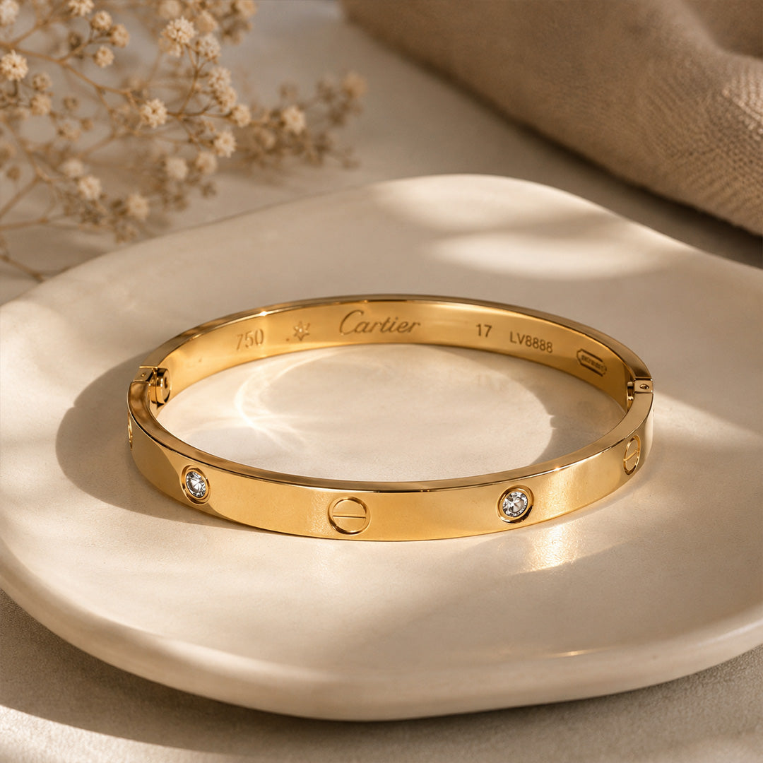 Gold-plated Anti Tarnish Stylish Adjustable Bracelet for girls| Women | Men