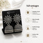 Sun Detailed Elegant Traditional Oxidized Silver Jhumka | Earring for Women & Girl