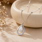 Silver Egg Shape AD Pendant for Women/Girls