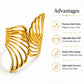 Gold Plated Cuff Bracelet for Women & Girls