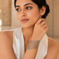 Silver Plated Cuff Bracelet for Women & Girls