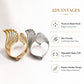 Golden & Silver Plated Combo Cuff Bracelet for Women & Girls