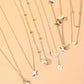 5-7 Pcs Combo Latest Stylish Western Necklace Set for Women