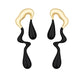 Nilu's Collections Abstract Drip Design Earrings in Trendy and Modern Look | gift for her,gifts for womens & gilrls