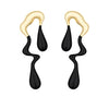 Nilu's Collections Abstract Drip Design Earrings in Trendy and Modern Look | gift for her,gifts for womens & gilrls