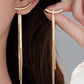 Latest Stylish Tassel Earrings for Women and Girls (Gold)