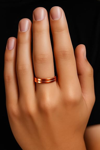 100% Pure Copper Adjustable Free Size Finger Ring Tamba Challa Fashion