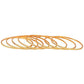 Shining Latest One Gram Gold Plated Set of 8 Traditional Bangles for Women and Girls