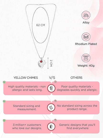 Yellow Chimes Pendant for Women, Special Pendant Best Friend