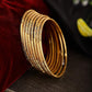Shining Latest One Gram Gold Plated Set of 8 Traditional Bangles for Women and Girls